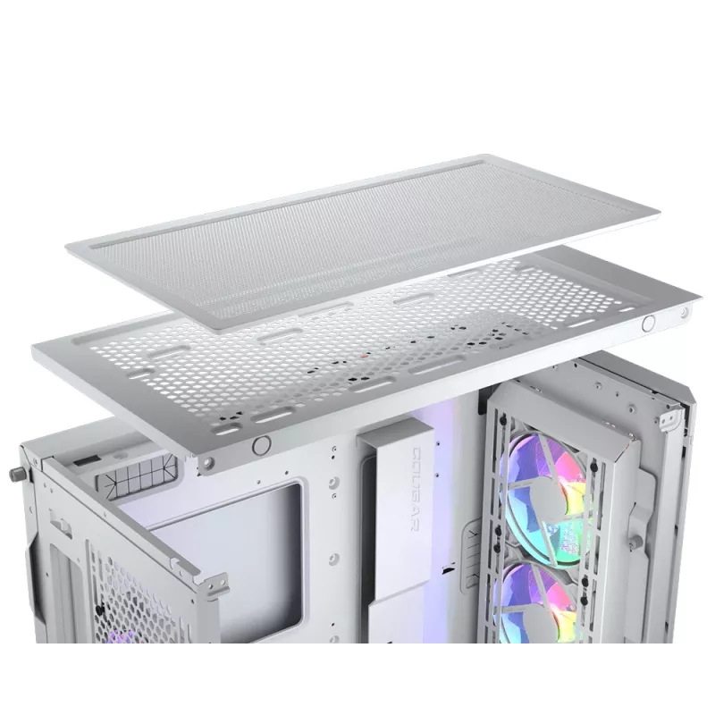 COUGAR Midi-Tower skriňa Duoface Pro ARGB, biela, Midi-Tower, PC, biela, ATX, EATX, micro ATX, Mini-ITX, SSI CEB, kov, nylon, tvrdené sklo, Multi
