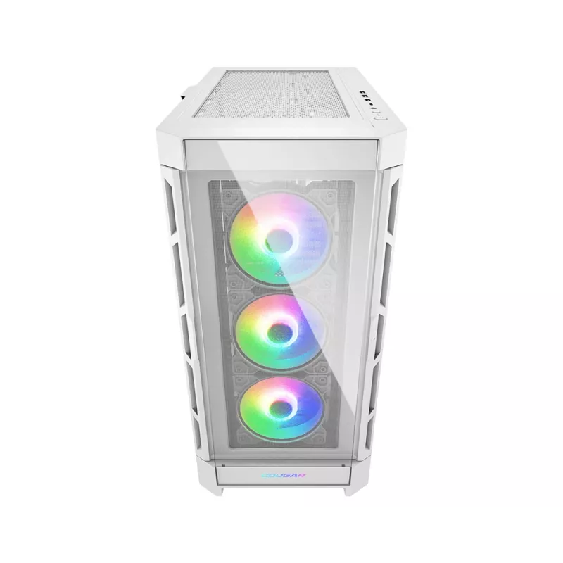 COUGAR Midi-Tower skriňa Duoface Pro ARGB, biela, Midi-Tower, PC, biela, ATX, EATX, micro ATX, Mini-ITX, SSI CEB, kov, nylon, tvrdené sklo, Multi