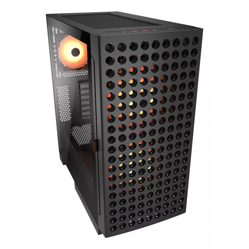 COUGAR Midi-Tower skriňa, Airface ECO, ARGB, čierna