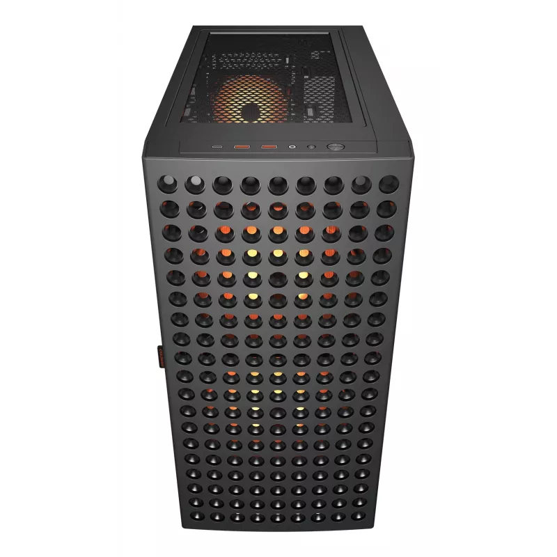 COUGAR Midi-Tower skriňa, Airface ECO, ARGB, čierna