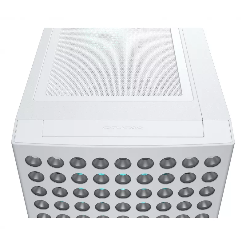COUGAR Midi-Tower skriňa, Airface ECO, ARGB, biela