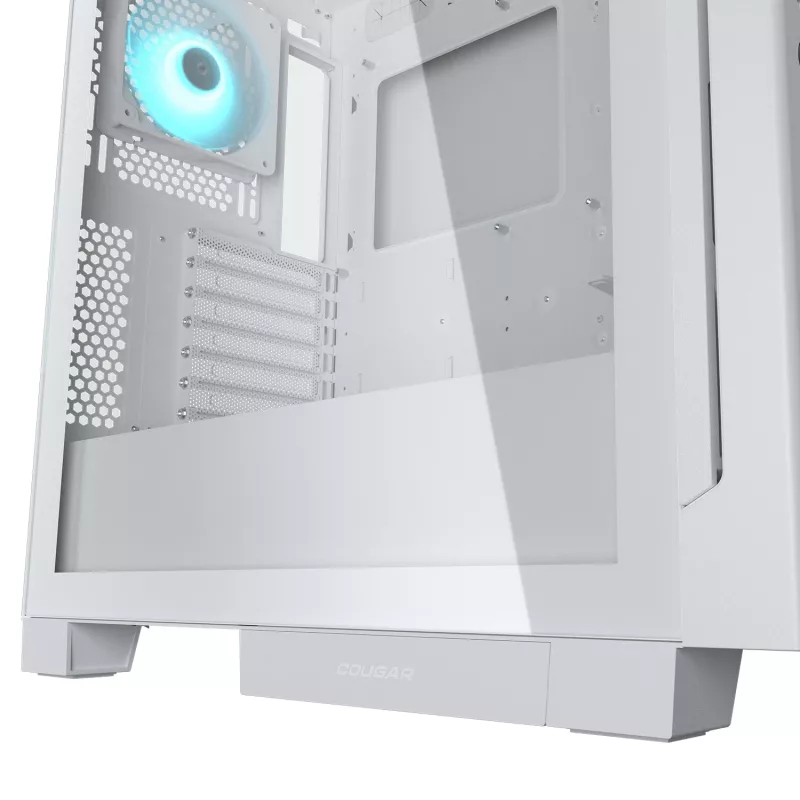 COUGAR Midi-Tower skriňa, Airface ECO, ARGB, biela