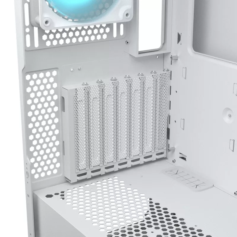 COUGAR Midi-Tower skriňa, Airface ECO, ARGB, biela