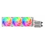 COUGAR CPU vodné chladenie Poseidon Ultra 360, ARGB, biela, All-in-One kvapalinový chladič, 12 cm, 500 ot/min, 2200 ot/min, biela