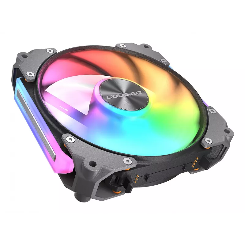 COUGAR skriňový ventilátor Apolar 120 ARGB, čierny, ventilátor, 12 cm, čierny
