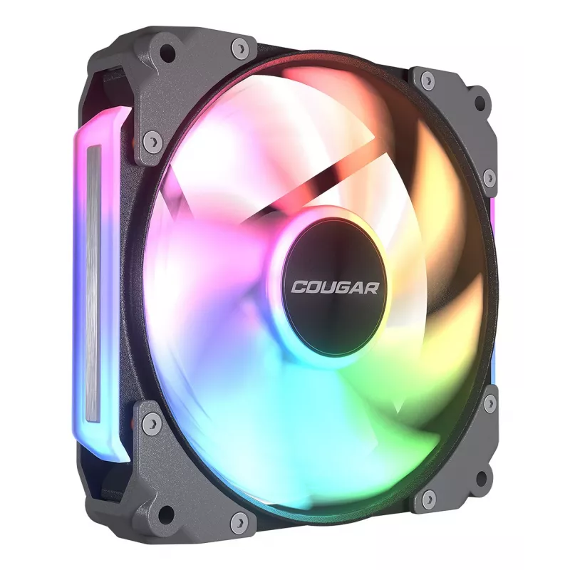 COUGAR skriňový ventilátor Apolar 120 ARGB, čierny, ventilátor, 12 cm, čierny