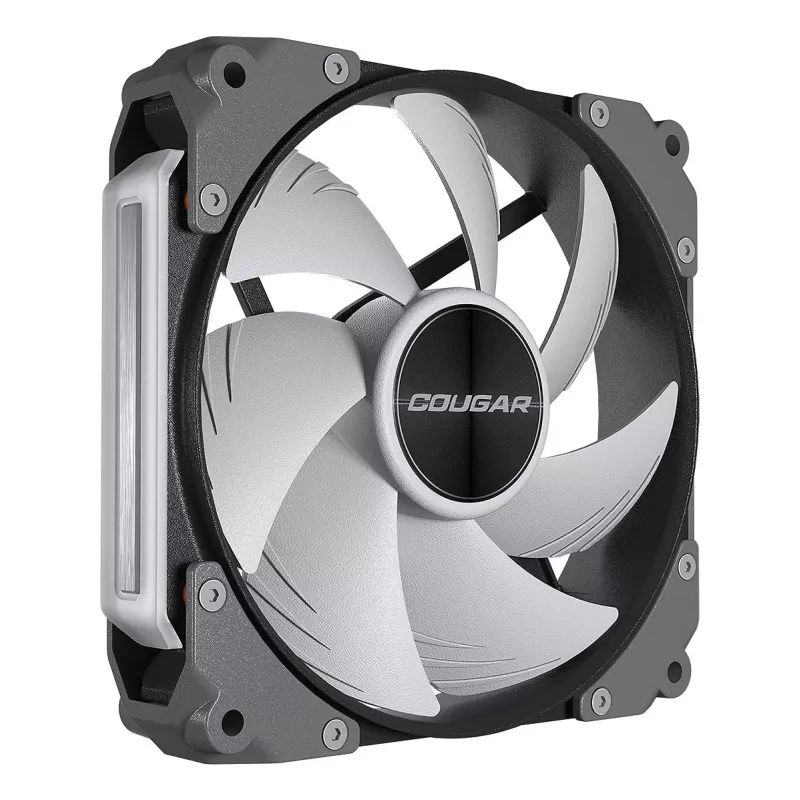 COUGAR skriňový ventilátor Apolar 120 ARGB, čierny, ventilátor, 12 cm, čierny