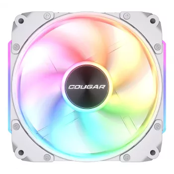 COUGAR skriňový ventilátor Apolar 120 ARGB, biely (balenie 3 ks), ventilátor, 12 cm, biely