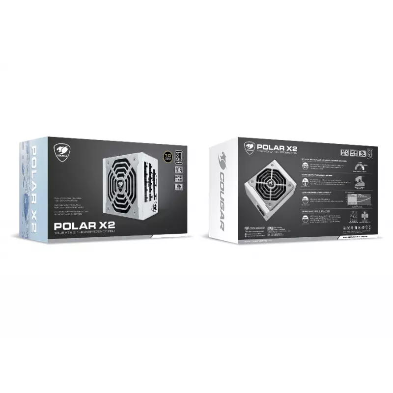 COUGAR POLAR X2 1050W napájací zdroj ATX3.1 / 80 Plus Platinum / modulárny