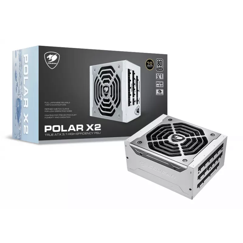 COUGAR POLAR X2 1050W napájací zdroj ATX3.1 / 80 Plus Platinum / modulárny