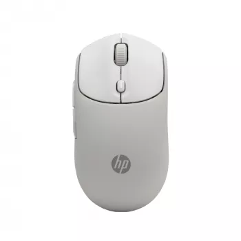 HP 400 tichá bezdrôtová myš Maple, pre obe ruky, RF Wireless + Bluetooth, 6000 DPI, béžová