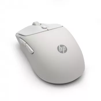 HP 400 tichá bezdrôtová myš Maple, pre obe ruky, RF Wireless + Bluetooth, 6000 DPI, béžová
