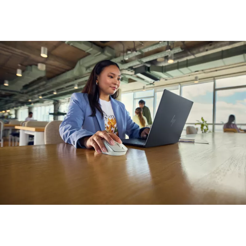 HP 400 tichá bezdrôtová myš Maple, pre obe ruky, RF Wireless + Bluetooth, 6000 DPI, béžová