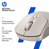 HP 400 tichá bezdrôtová myš Maple, pre obe ruky, RF Wireless + Bluetooth, 6000 DPI, béžová