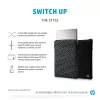 HP obojstranná ochranná taška na notebook 15,6 palca strieborná, puzdro, 190 g