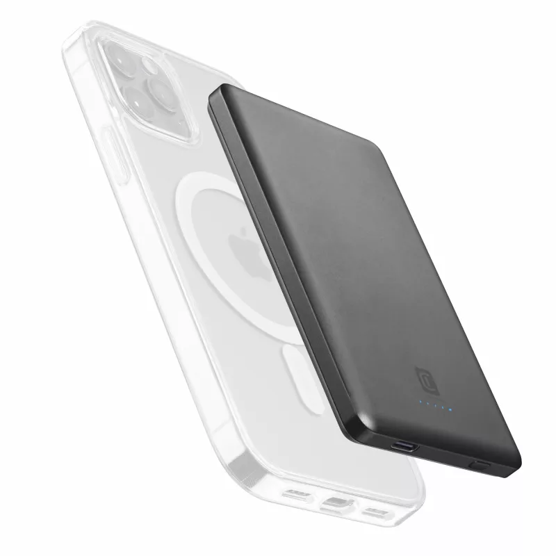 Cellularline Mag Lite 5000 5000mAh bezdrôtová powerbanka kompatibilná s technológiou MagSafe