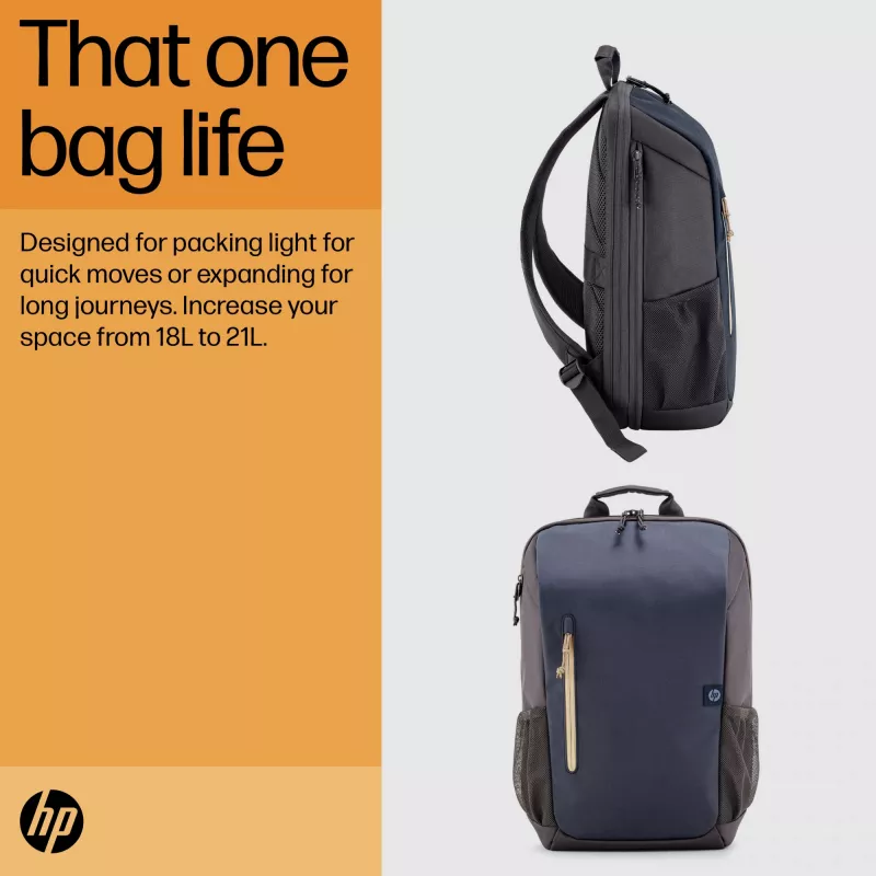 HP Travel 18 litrov 15.6 Iron Sivý batoh na notebook