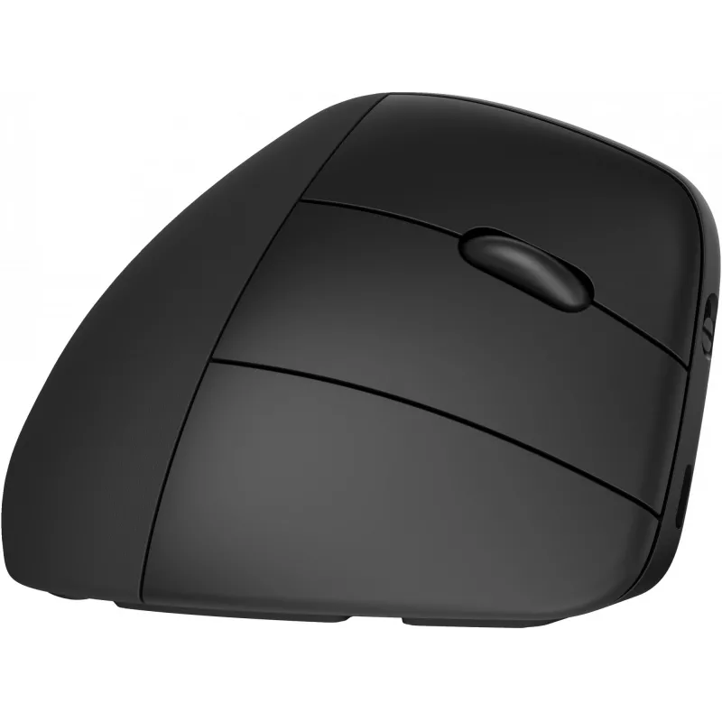 HP 920 Ergonomická bezdrôtová myš, pre pravákov, vertikálny dizajn, Bluetooth + USB Type-A, 4000 DPI, Čierna