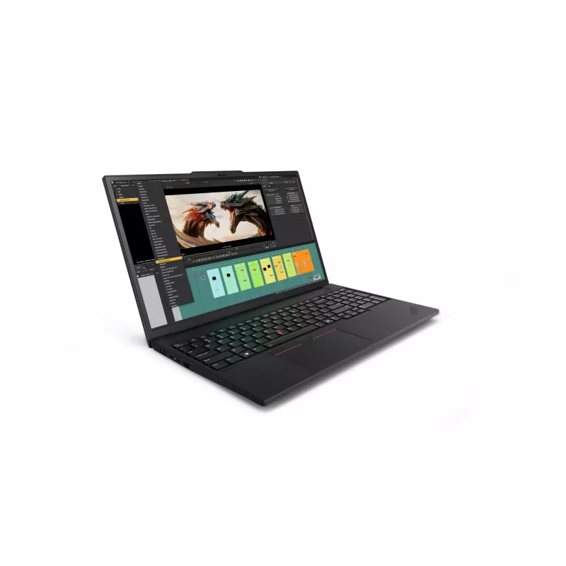 Lenovo ThinkPad P16v Gen 3 (Intel) Intel Core Ultra 7 255H Mobilná pracovná stanica 40,6 cm (16 inch) WUXGA 32 GB DDR5-SDRAM 1 TB SSD NVIDIA RTX PRO 2000 Blackwell Wi-Fi 7 (802.11be) Windows 11 Pro Nemecky Čierna