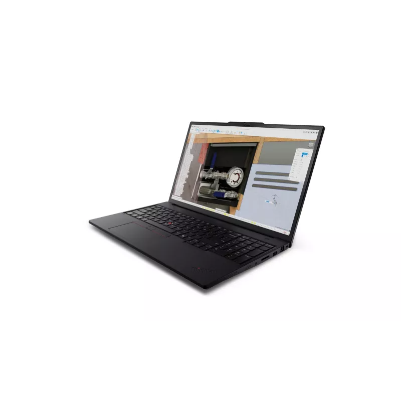 Lenovo ThinkPad P16v Gen 3 (Intel) Intel Core Ultra 7 255H Mobilná pracovná stanica 40,6 cm (16 inch) WUXGA 32 GB DDR5-SDRAM 1 TB SSD NVIDIA RTX PRO 2000 Blackwell Wi-Fi 7 (802.11be) Windows 11 Pro Nemecky Čierna