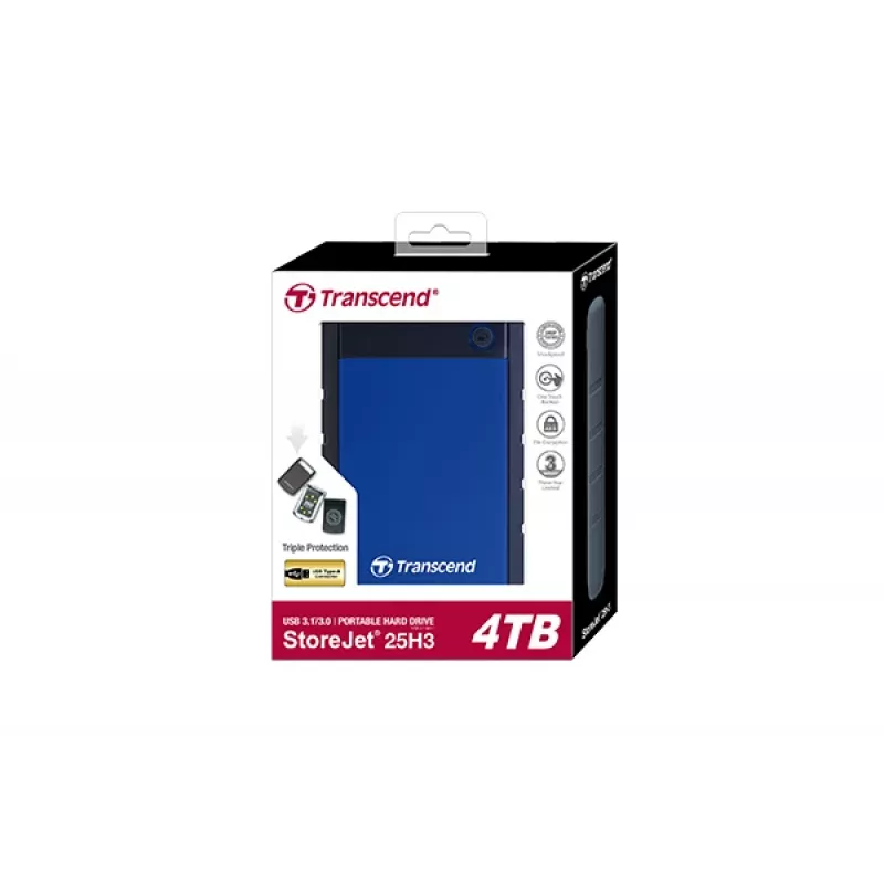 TRANSCEND Storejet 25h3b 4TB SATA 2,5