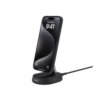 BELKIN bezdrôtová nabíjacia stanica – Boostcharge Pro – Qi2 15 W – čierna