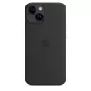 Puzdro Apple iPhone 14 Silikon Case s MagSafe Mitternacht
