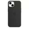 Puzdro Apple iPhone 14 Silikon Case s MagSafe Mitternacht