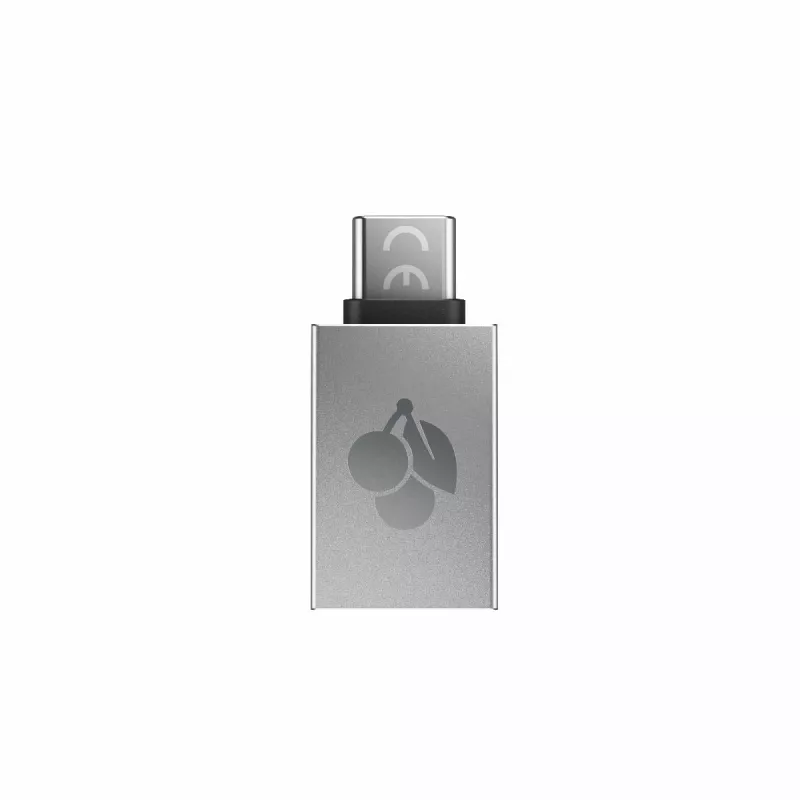 CHERRY 61710036 adaptér USB-A na USB-C, strieborný