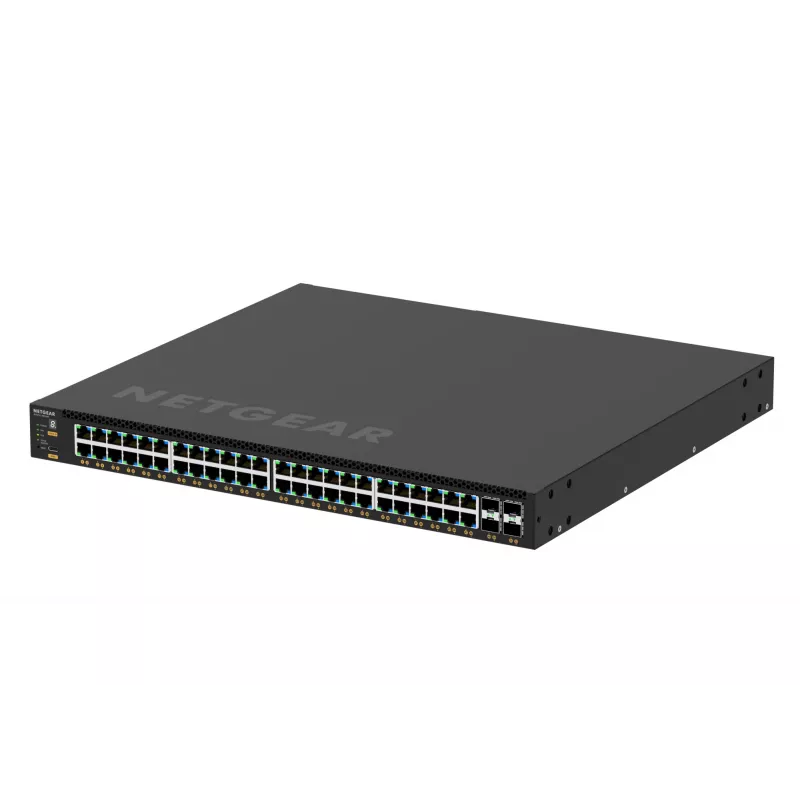 NETGEAR M4350-48G4XF managed L3 Gigabit Ethernet (10/100/1000) Power over Ethernet (PoE) 1U čierny