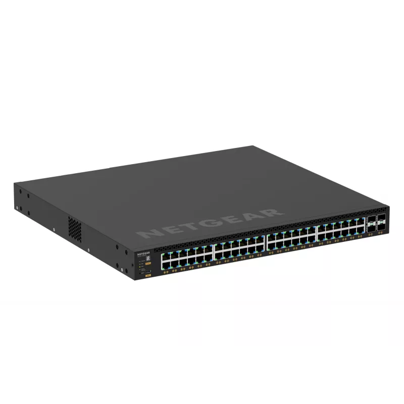 NETGEAR M4350-48G4XF managed L3 Gigabit Ethernet (10/100/1000) Power over Ethernet (PoE) 1U čierny