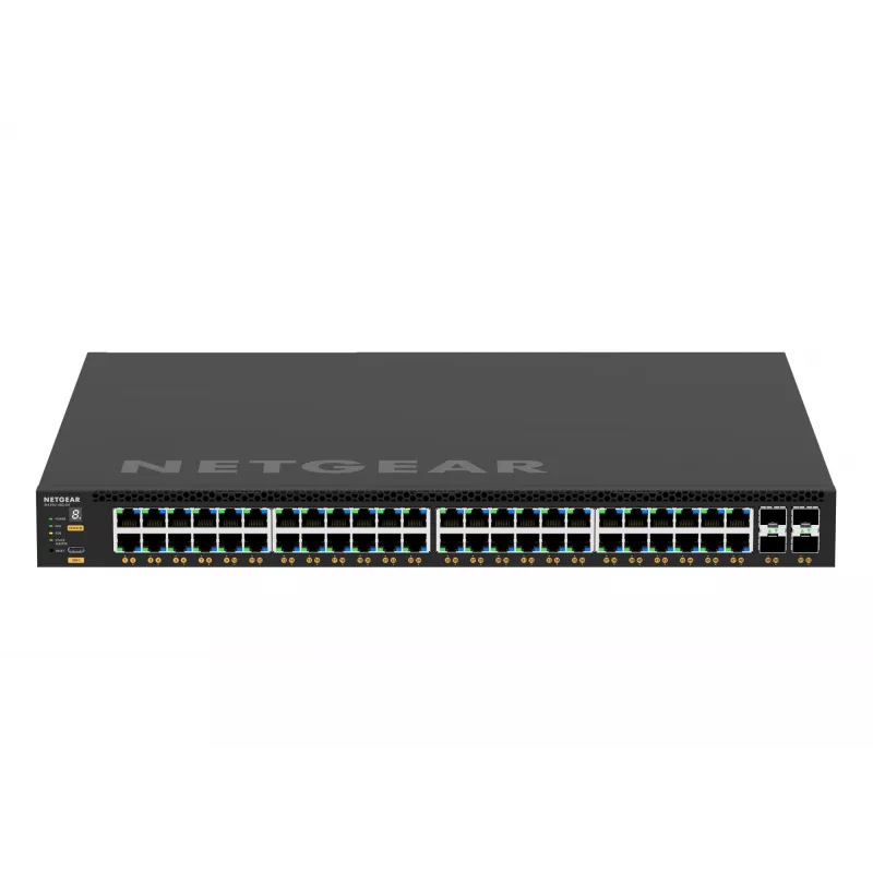 NETGEAR M4350-48G4XF managed L3 Gigabit Ethernet (10/100/1000) Power over Ethernet (PoE) 1U čierny