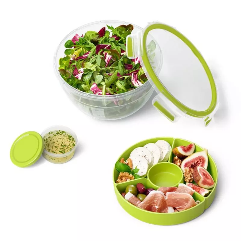 Box EMSA CLIP & GO šalátová miska XL okrúhla 2,6 L