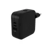 TARGUS Hyper Hyperjuice 70W USB-C GaN cestovná nabíjačka (3C+1A) - Čierna