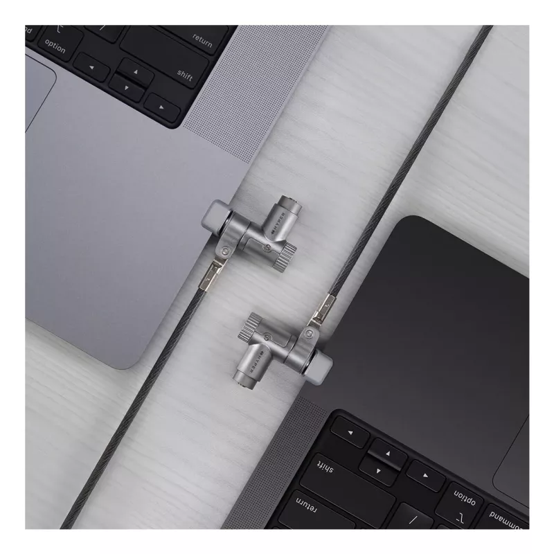 Káblový zámok Targus HS5910GL Strieborná 2m pre notebook kľúčový zámok