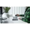 Targus Sustainable Energy Harvesting EcoSmart klávesnica univerzálna Bluetooth QWERTY Severská Čierna