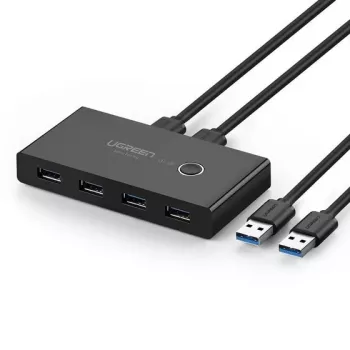 Ugreen 30768 rozbočovač USB 3.2 Gen 1 (3.1 Gen 1) Type-A 5000 Mbit/s Čierna