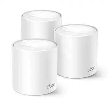 TP-Link AX1500 Whole Home Mesh Wi-Fi 6 systém, balenie 3 ks, biela, Intern, Mesh systém, napájanie, dualband (2,4 GHz / 5 GHz), Wi-Fi 6 (802.11ax)