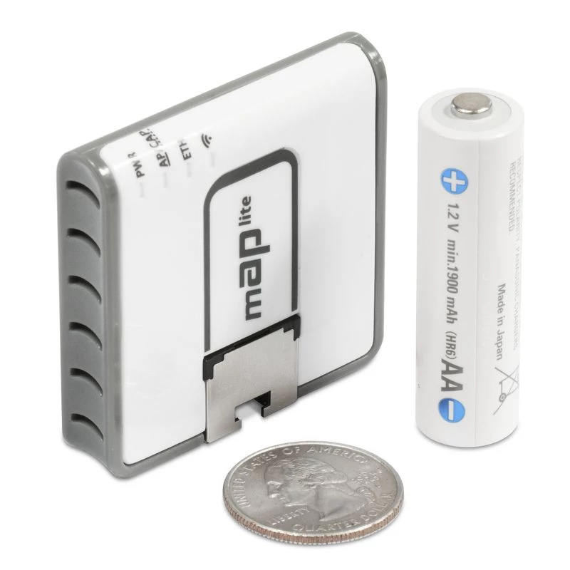 MIKROTIK Map Lite s 650 MHz CPU, 64 MB RAM, 1x LAN, integrovaným Dual