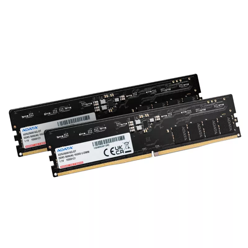 ADATA AD5U560032G-DT pamäťový modul 64 GB 2 x 32 GB DDR5 288-pin DIMM