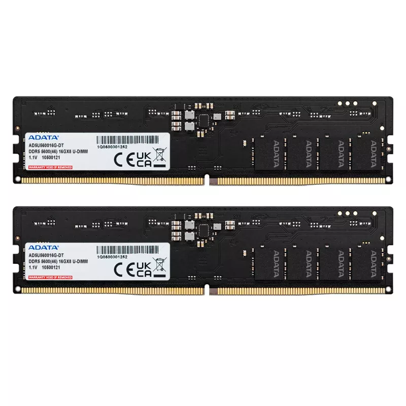 ADATA AD5U560032G-DT pamäťový modul 64 GB 2 x 32 GB DDR5 288-pin DIMM