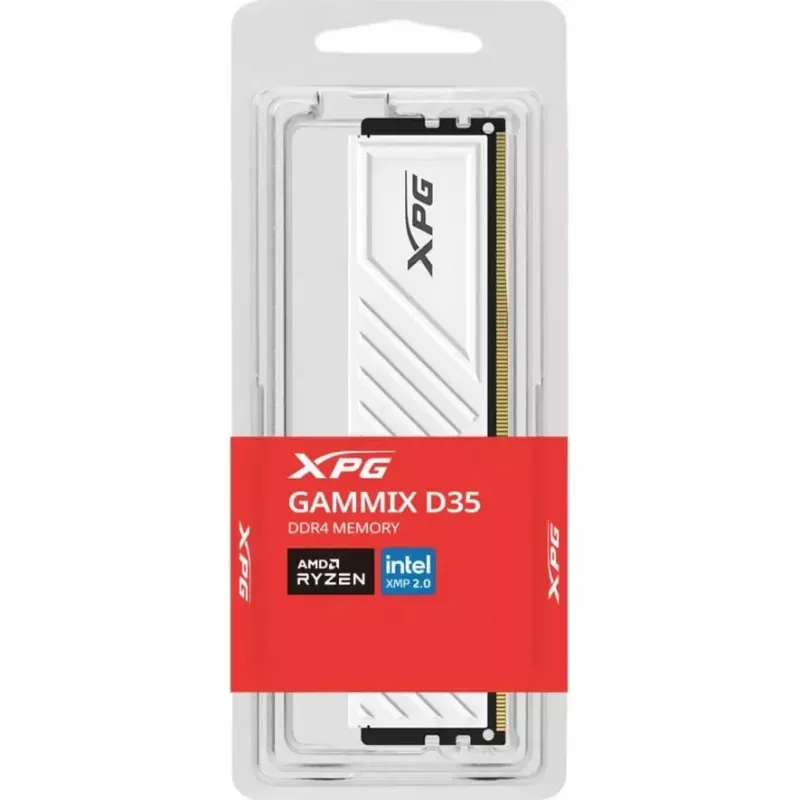 DIMM 32 GB DDR4-3200, operačná pamäť biela, AX4U320032G16A-SWHD35, XPG GAMMIX D35, INTEL XMP
