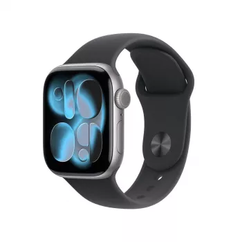 APPLE Watch Series 11 GPS + Cellular 42mm Space Grey hliníkové puzdro s čiernym športovým remienkom M/L