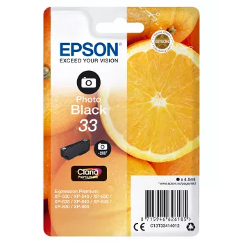 Kazeta Epson 33 Photo-sort 200 fotografií čierna C13T33414012