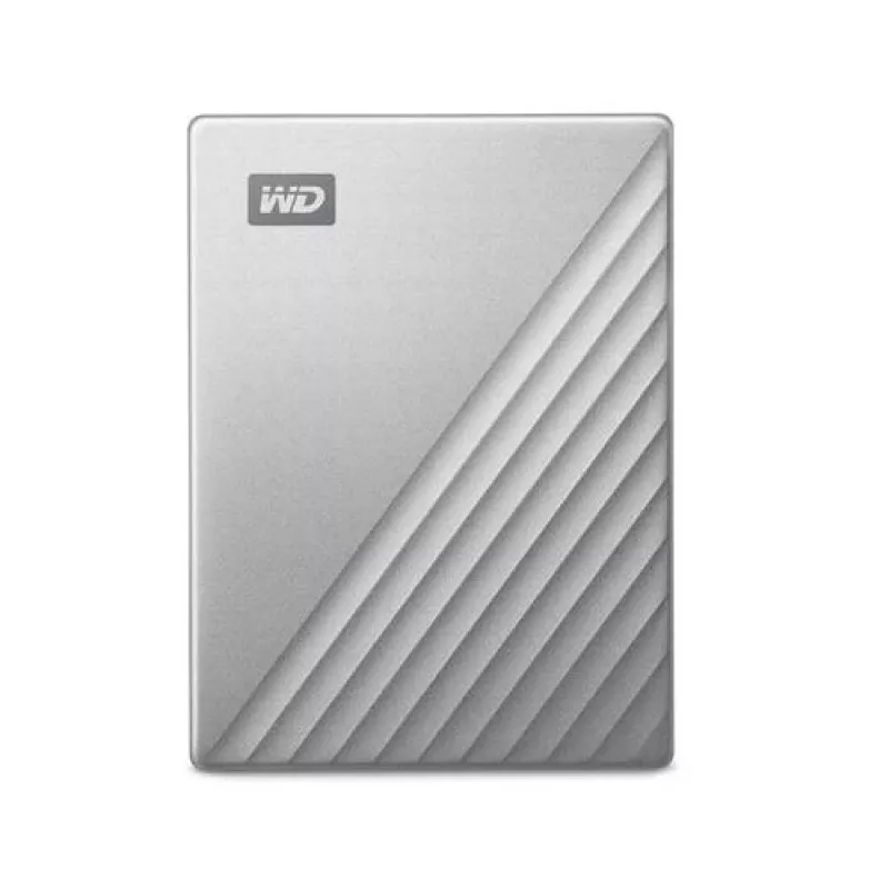 WESTERN DIGITAL pevný disk - MY PASSPORT ULTRA - 1 TB - USB-C 3.2 Gen 1 - strieborný