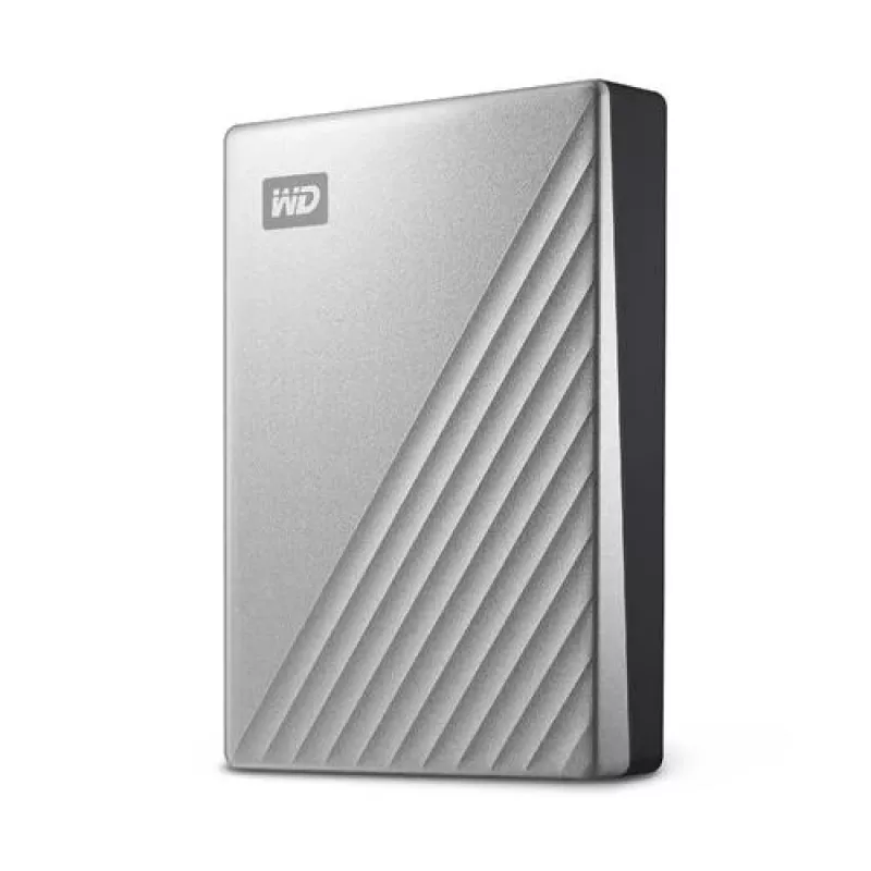 WESTERN DIGITAL pevný disk - MY PASSPORT ULTRA - 1 TB - USB-C 3.2 Gen 1 - strieborný