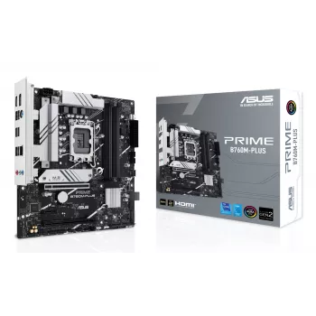 Základná doska ASUS PRIME B760M-PLUS — Intel B760, LGA 1700, micro-ATX, DDR5, 4 DIMM, 192 GB, 2,5 Gb LAN, 2x M.2
