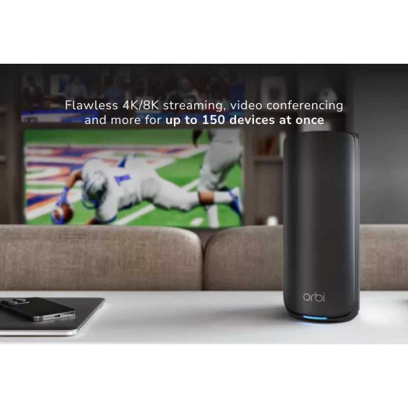 NETGEAR Orbi 870 Tri-Band (2,4 GHz / 5 GHz / 6 GHz) Wi-Fi 7 čierna 4 interné antény
