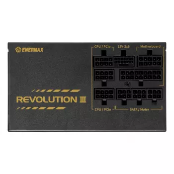 ENERMAX napájací zdroj Revolution III 850 Watt 80 Plus Gold plne modulárny ATX 3.1