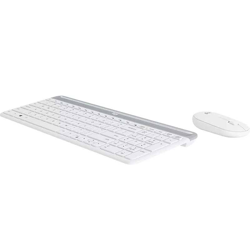 LOGITECH tenká bezdrôtová sada klávesnice a myši Mk470 - Offwhite - Qwerty US/international